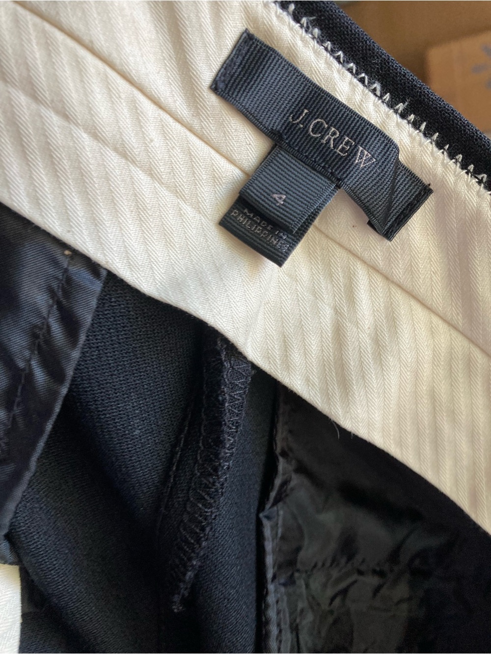 J. Crew Black trousers